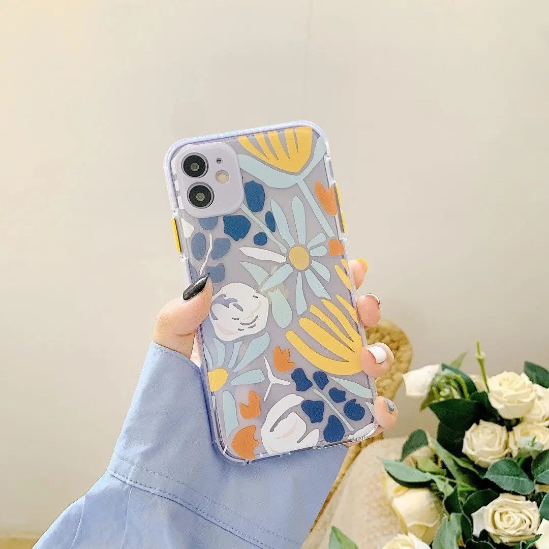 Adorable Flower Transparent Case - ThePhoneCart