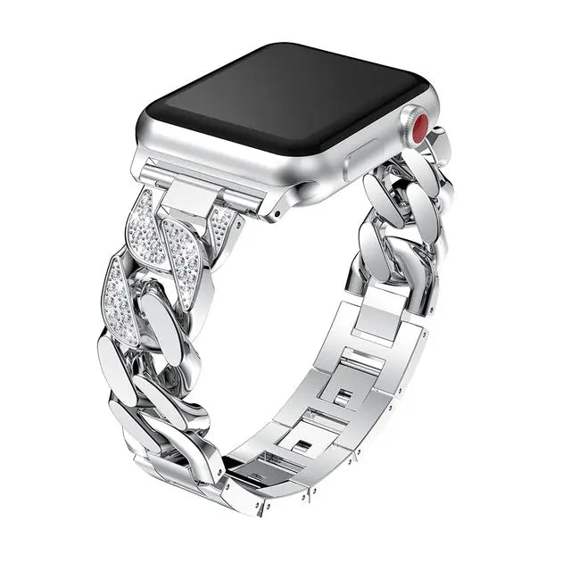 Metal & Diamond strap for Apple watch - ThePhoneCart