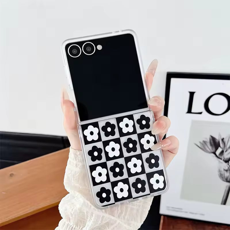 Floral Chess Samsung Flip Case
