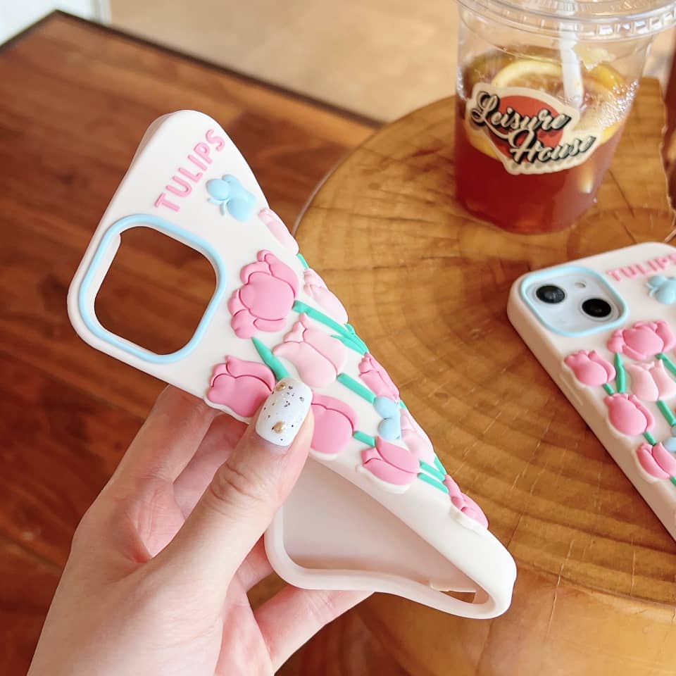 Pink Soft Tulip Case - ThePhoneCart