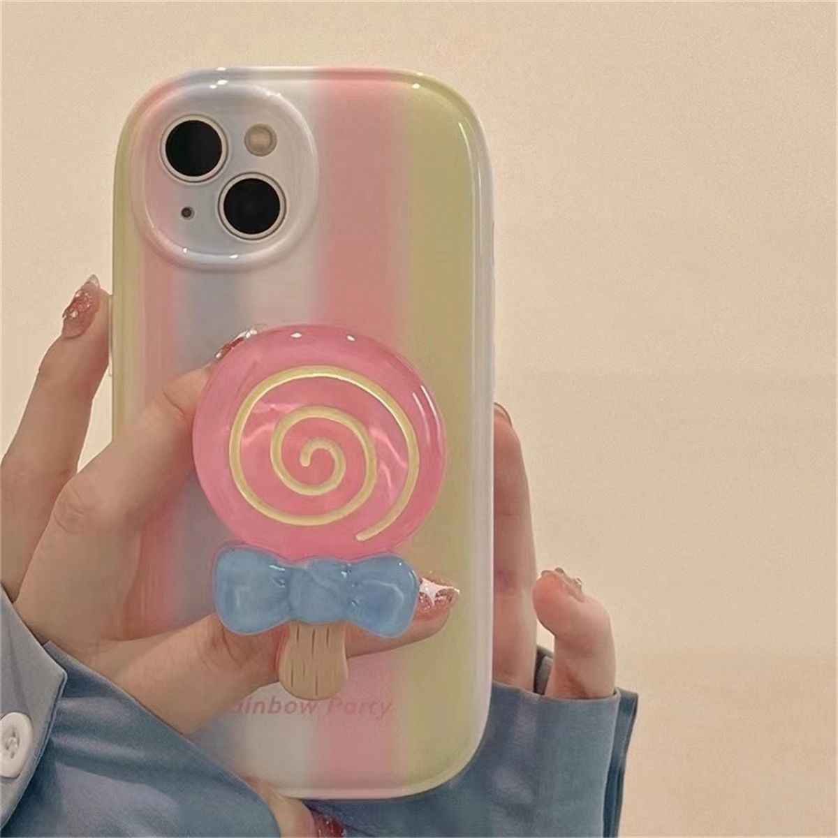 Rainbow Candy Case with Griptok - ThePhoneCart