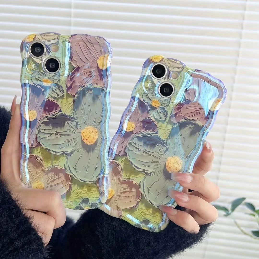 Floral Oil-Paint iPhone Case - ThePhoneCart