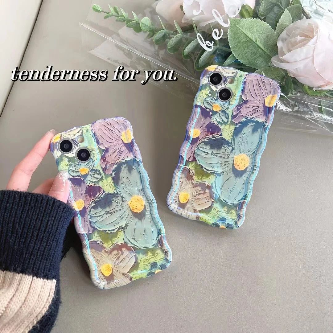 Floral Oil-Paint iPhone Case - ThePhoneCart