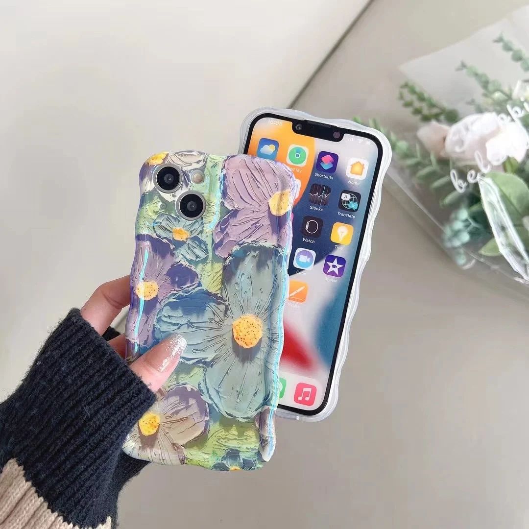 Floral Oil-Paint iPhone Case - ThePhoneCart