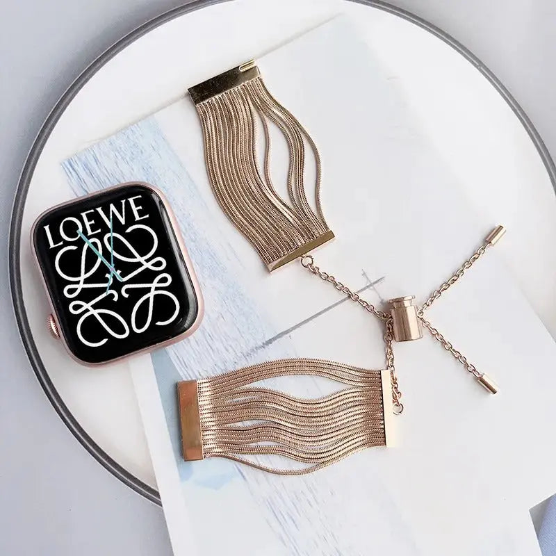 Luxury Metal Thread Bracelet for Apple Watch - ThePhoneCart
