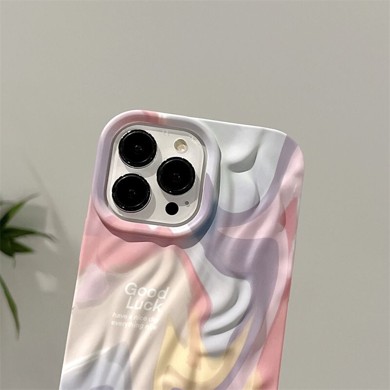 Multi Color Wavy Texture iPhone Case - ThePhoneCart