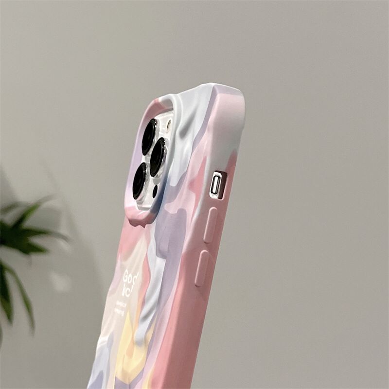 Multi Color Wavy Texture iPhone Case - ThePhoneCart