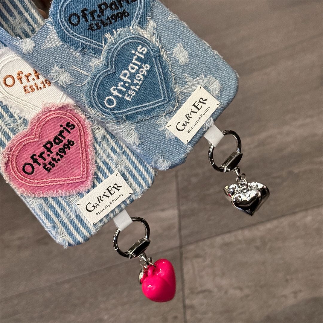 Paris 1996 Denim iPhone Covers With Charm - ThePhoneCart