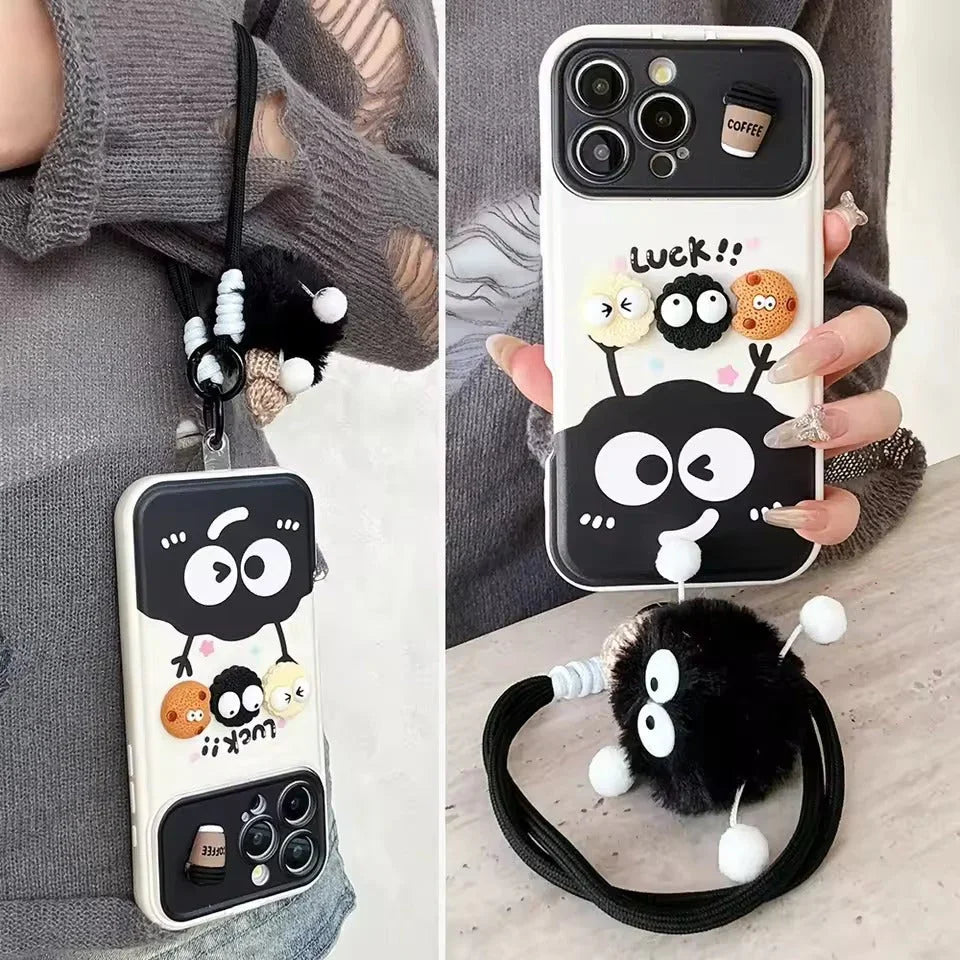Black Charcoal Ball iPhone case - ThePhoneCart