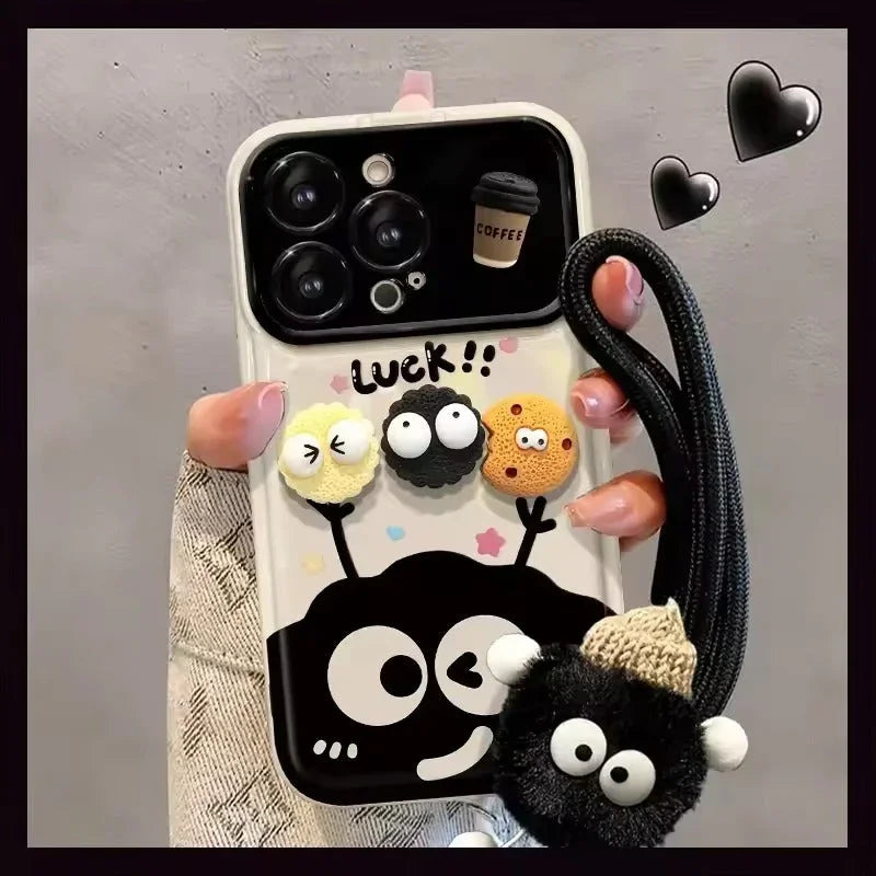 Black Charcoal Ball iPhone case - ThePhoneCart