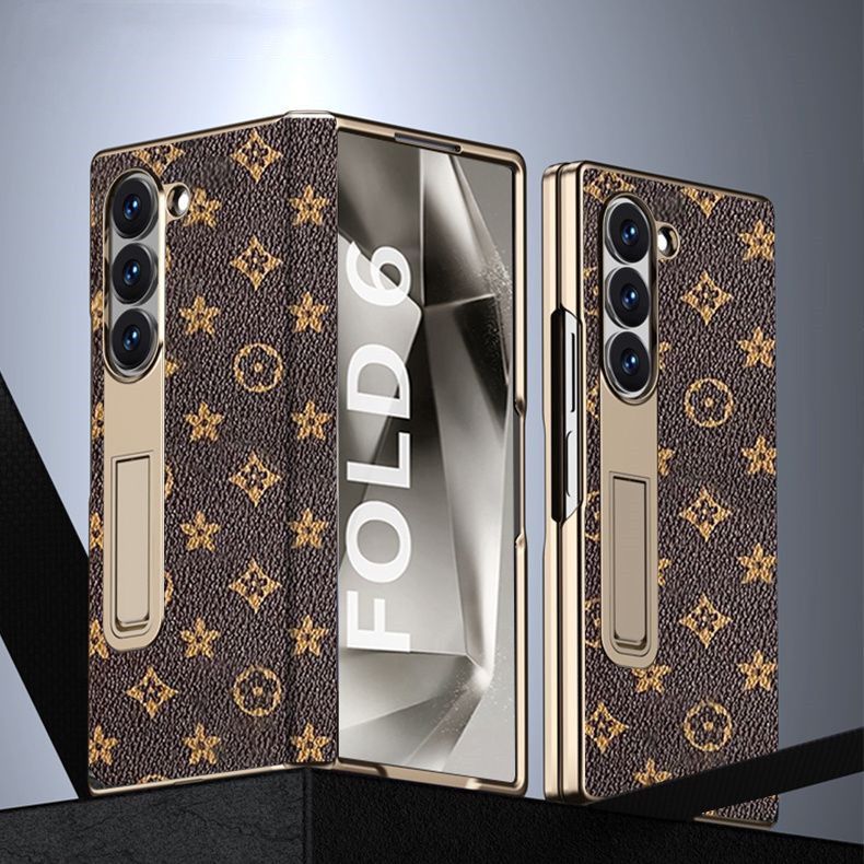 Luxury LV leather Samsung Fold Case (Prepaid Only)