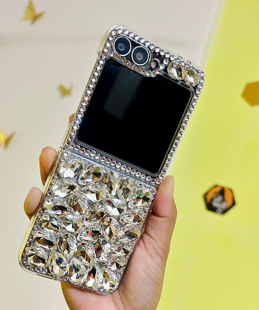 Luxury Rhinestone Samsung Flip Case - ThePhoneCart