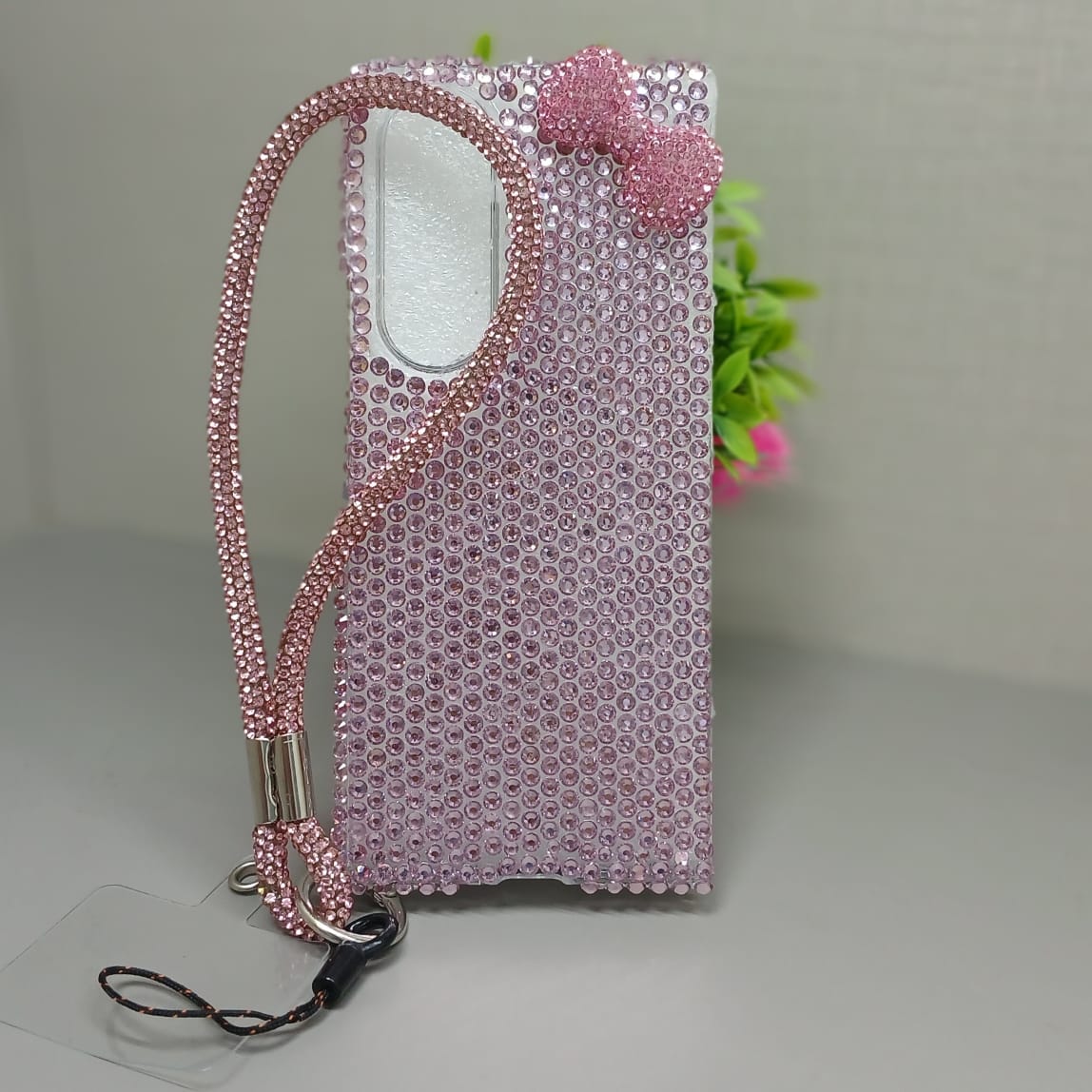 Sparkling Diamond Bow Samsung Flip Fold Cover
