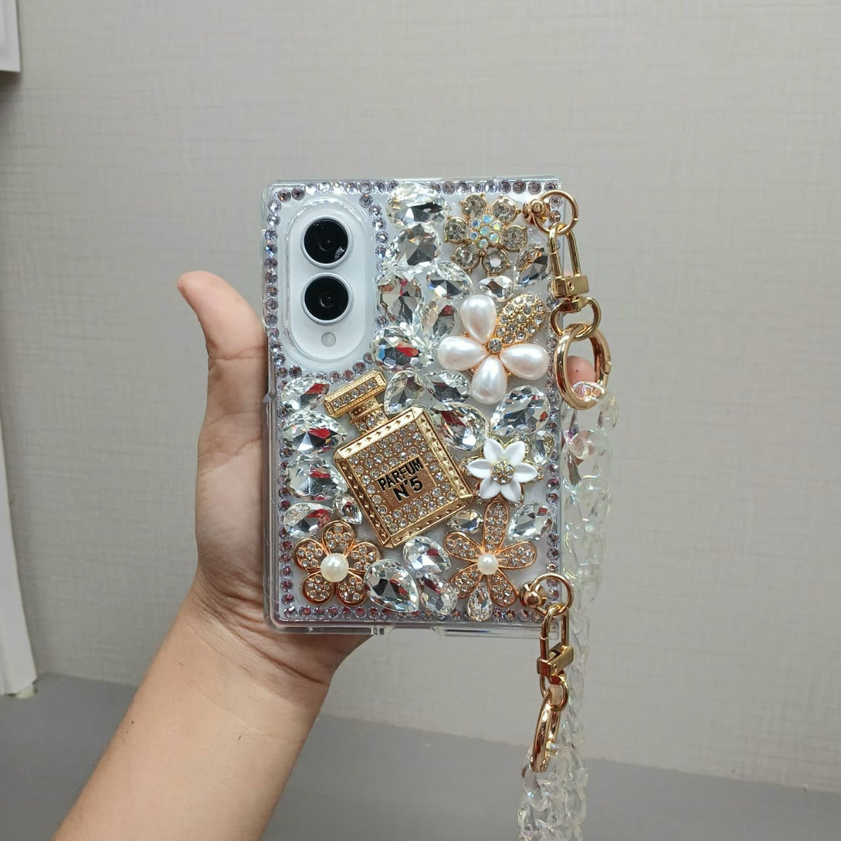 Rhinestone Crystal Samsung Fold Cover