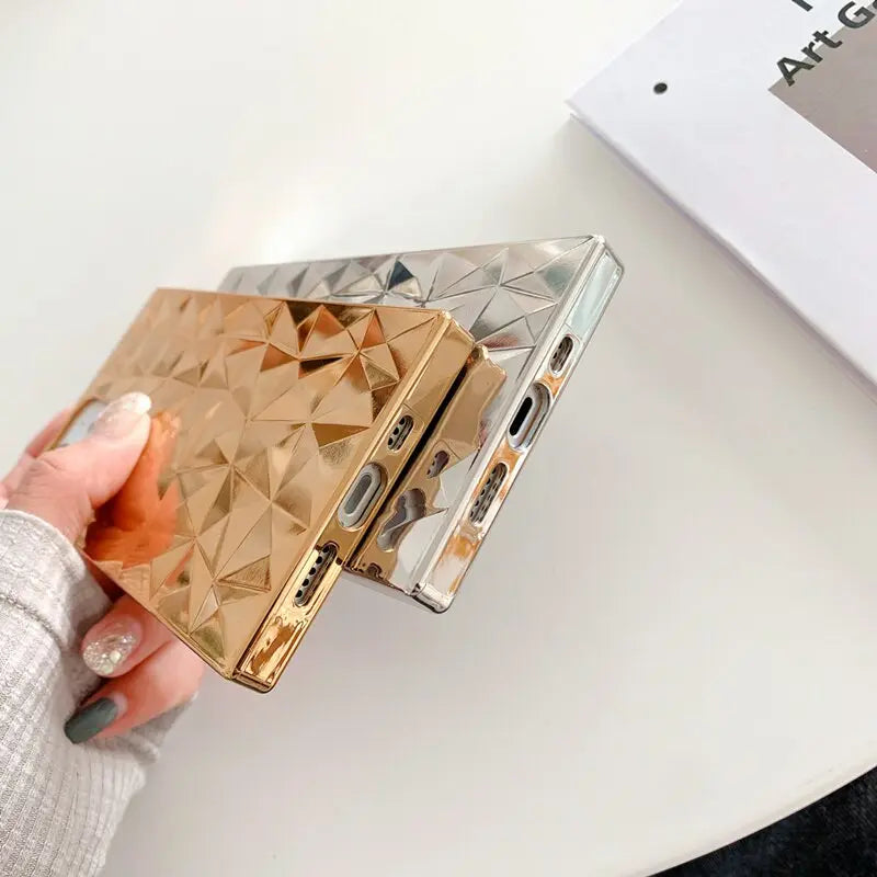 Exclusive Pyramid Plated Case - ThePhoneCart