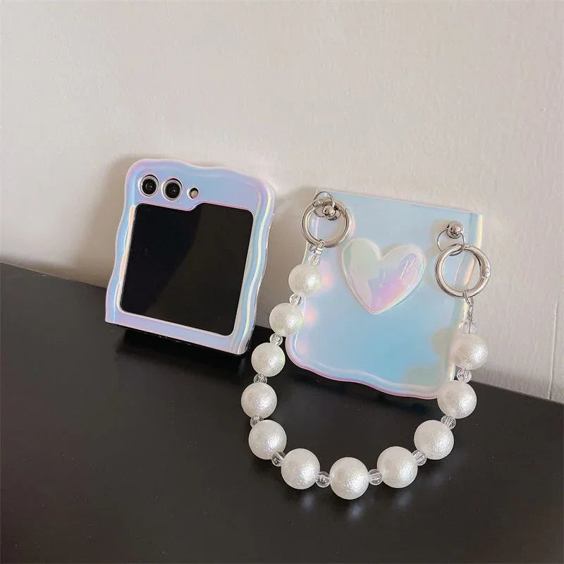Luxury Silk Pearl chain Samsung Case - ThePhoneCart