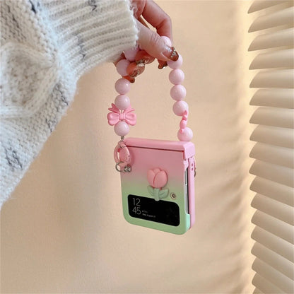 Gradient Pink Flower Samsung Case - ThePhoneCart