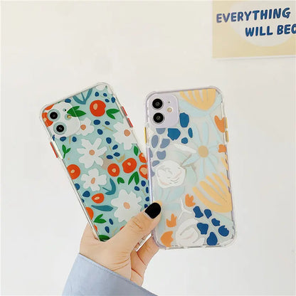 Adorable Flower Transparent Case - ThePhoneCart