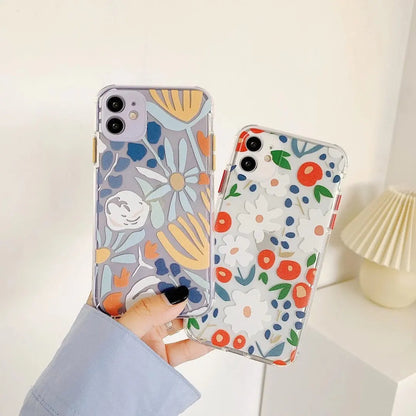 Adorable Flower Transparent Case - ThePhoneCart