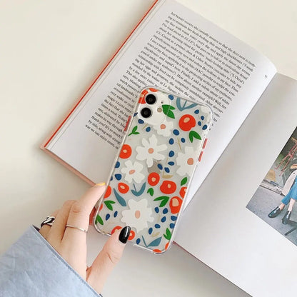 Adorable Flower Transparent Case - ThePhoneCart