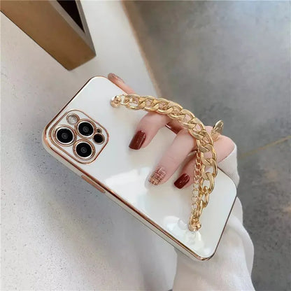 Royal White Gold Chain Case - ThePhoneCart