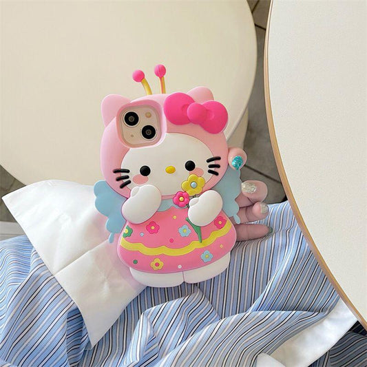 Angel Cat iPhone Cover - ThePhoneCart