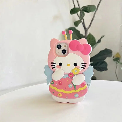 Angel Cat iPhone Cover - ThePhoneCart