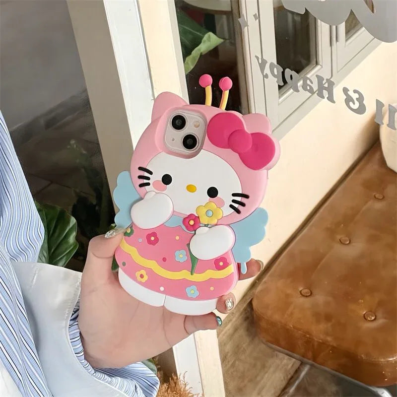 Angel Cat iPhone Cover - ThePhoneCart