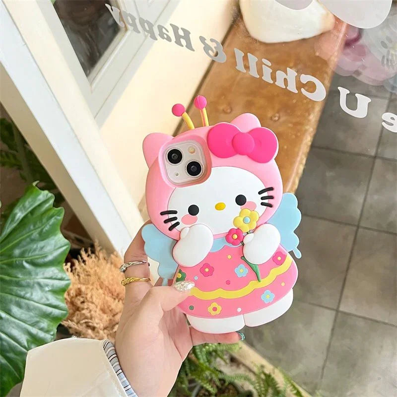 Angel Cat iPhone Cover - ThePhoneCart