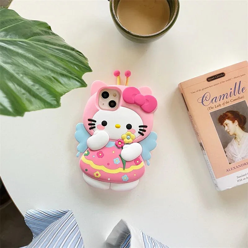 Angel Cat iPhone Cover - ThePhoneCart