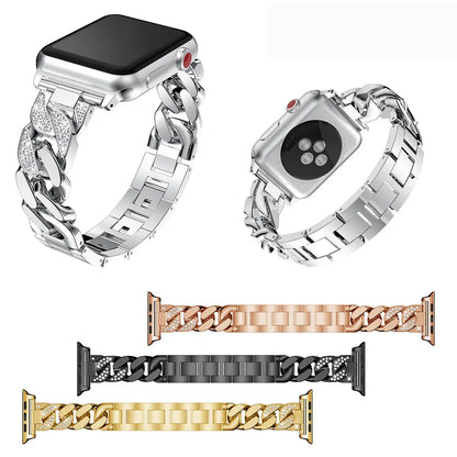 Metal & Diamond strap for Apple watch - ThePhoneCart