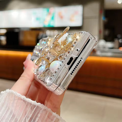 BLINGY Pumpkin Flower Flip-Fold case