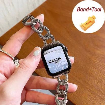 Hollow Metal Apple Watch Strap [STRAP ONLY] - ThePhoneCart