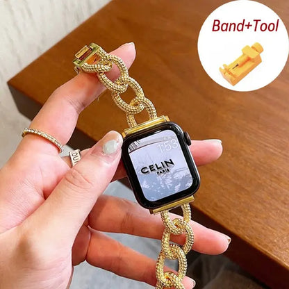 Hollow Metal Apple Watch Strap [STRAP ONLY] - ThePhoneCart