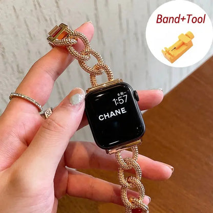 Hollow Metal Apple Watch Strap [STRAP ONLY] - ThePhoneCart