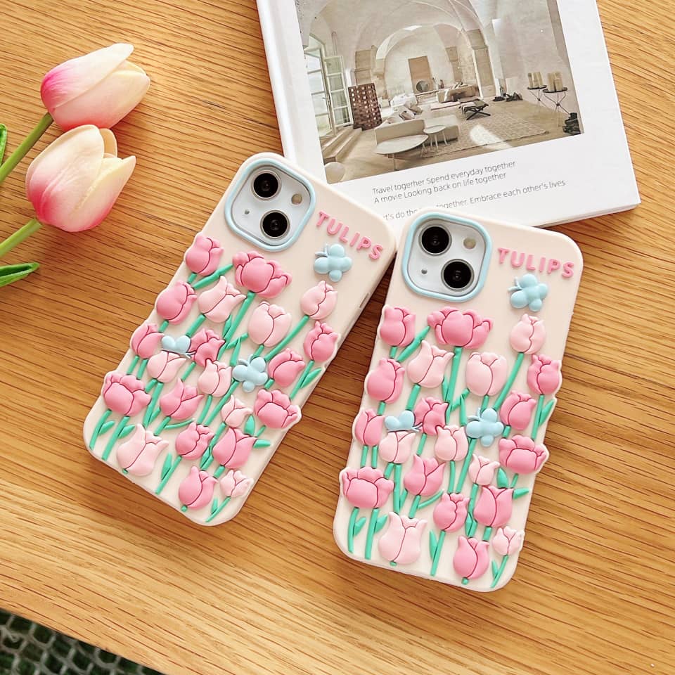 Pink Soft Tulip Case - ThePhoneCart