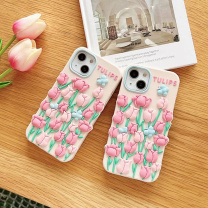 Pink Soft Tulip Case - ThePhoneCart