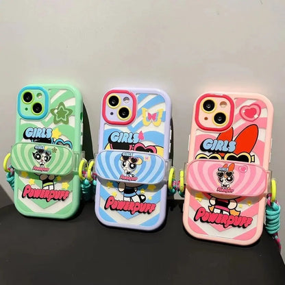PowerPuff Girls Lanyard Case - ThePhoneCart