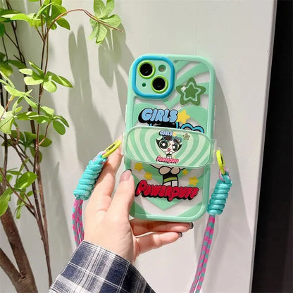 PowerPuff Girls Lanyard Case - ThePhoneCart