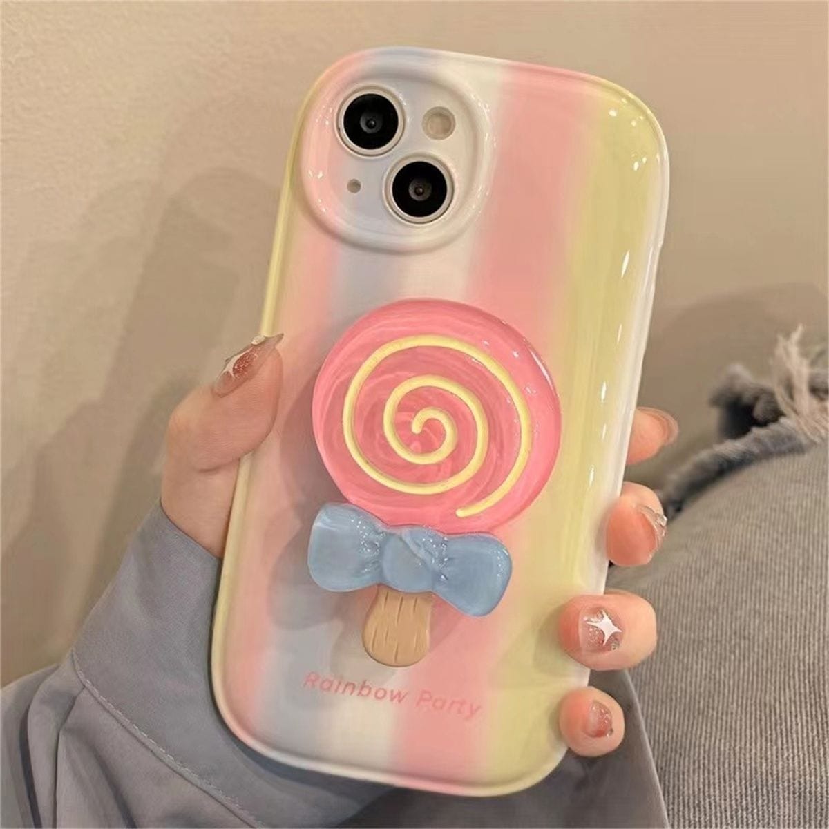 Rainbow Candy Case with Griptok - ThePhoneCart