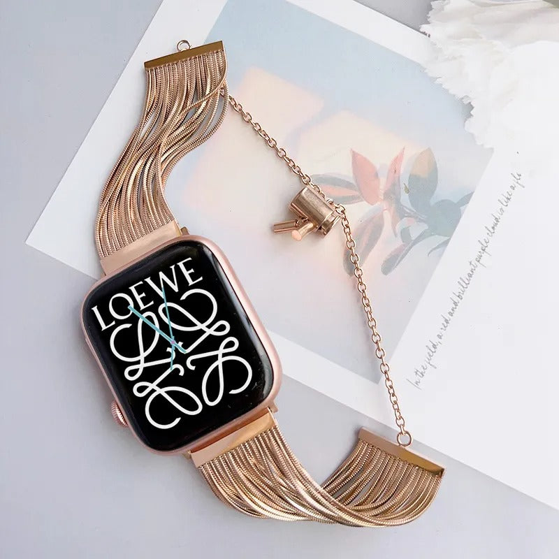 Luxury Metal Thread Bracelet for Apple Watch - ThePhoneCart