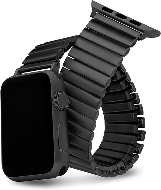 Black Stretchable Bracelet Apple Watch Strap [STRAP ONLY] - ThePhoneCart