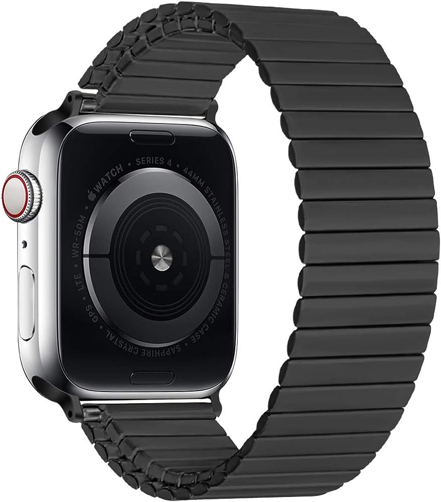 Black Stretchable Bracelet Apple Watch Strap [STRAP ONLY] - ThePhoneCart
