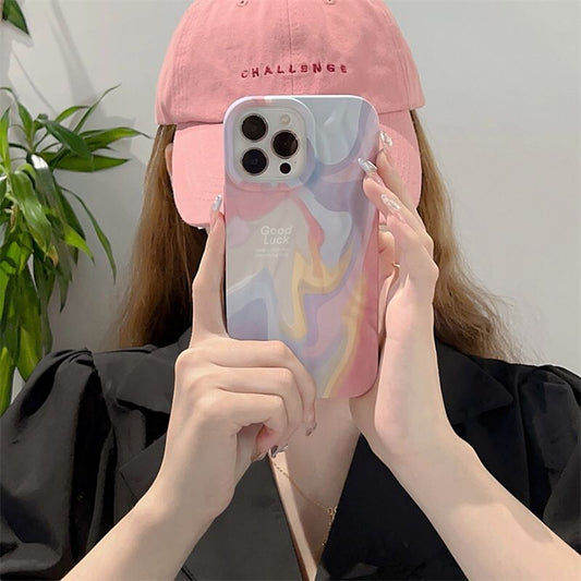 Multi Color Wavy Texture iPhone Case - ThePhoneCart