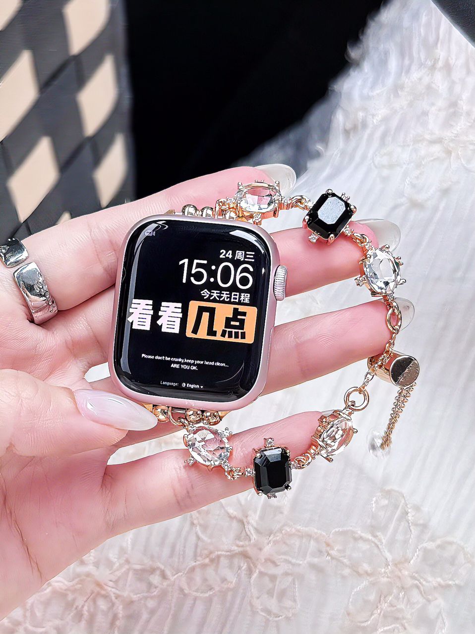 Luxury Bold Diamond Watch Strap - ThePhoneCart