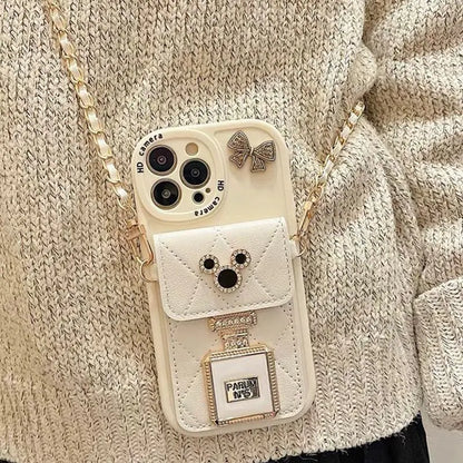 Luxury Pocket Chain iPhone Cover - ThePhoneCart