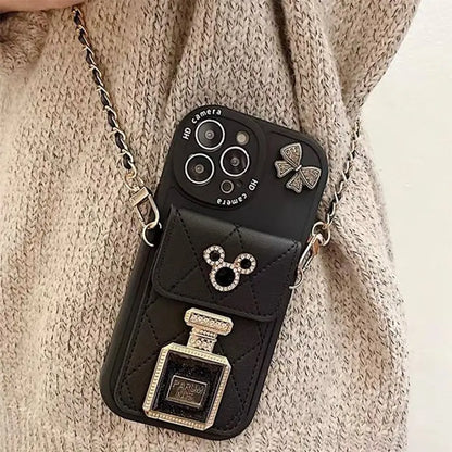 Luxury Pocket Chain iPhone Cover - ThePhoneCart