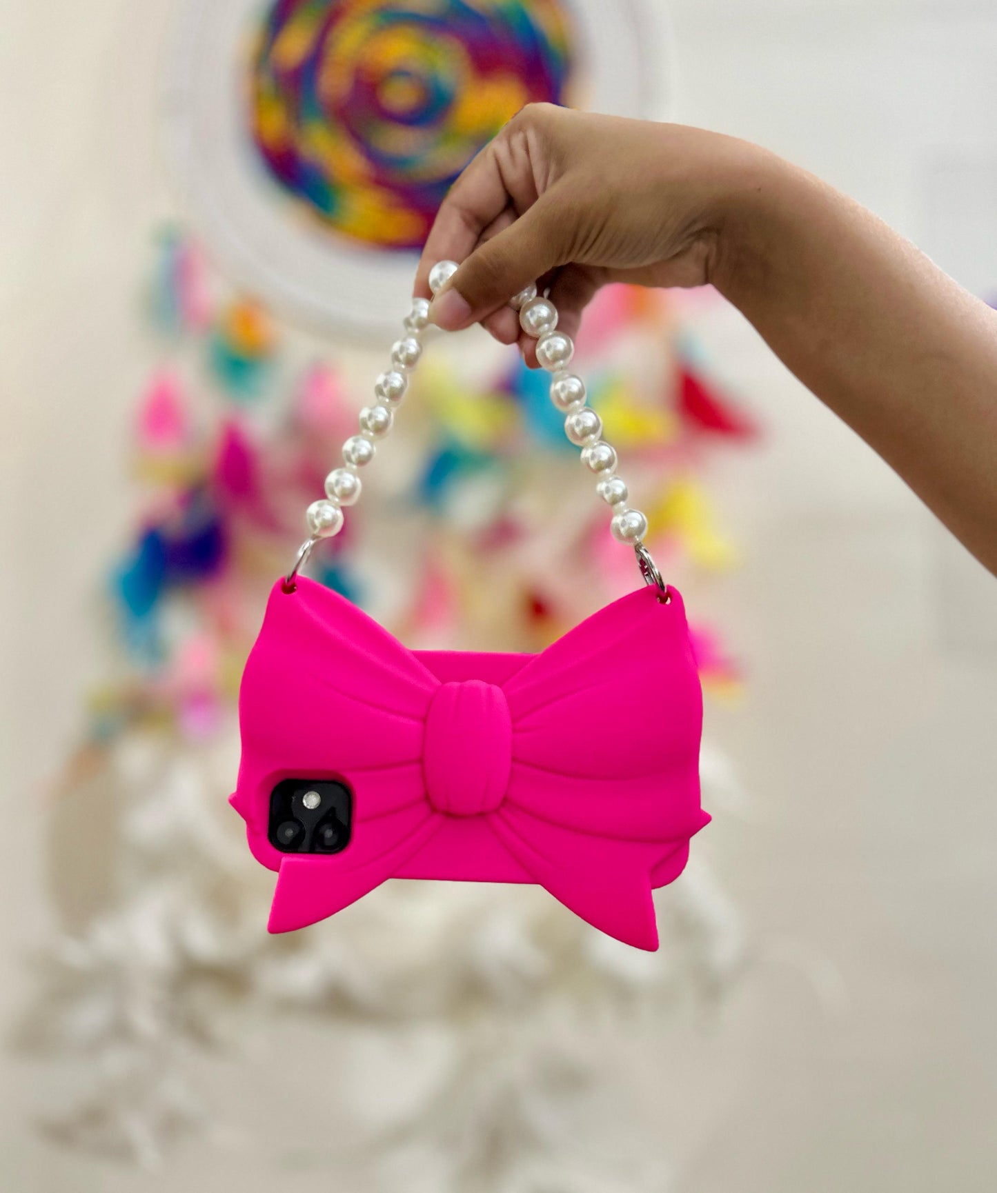 Pink Bow iPhone Case