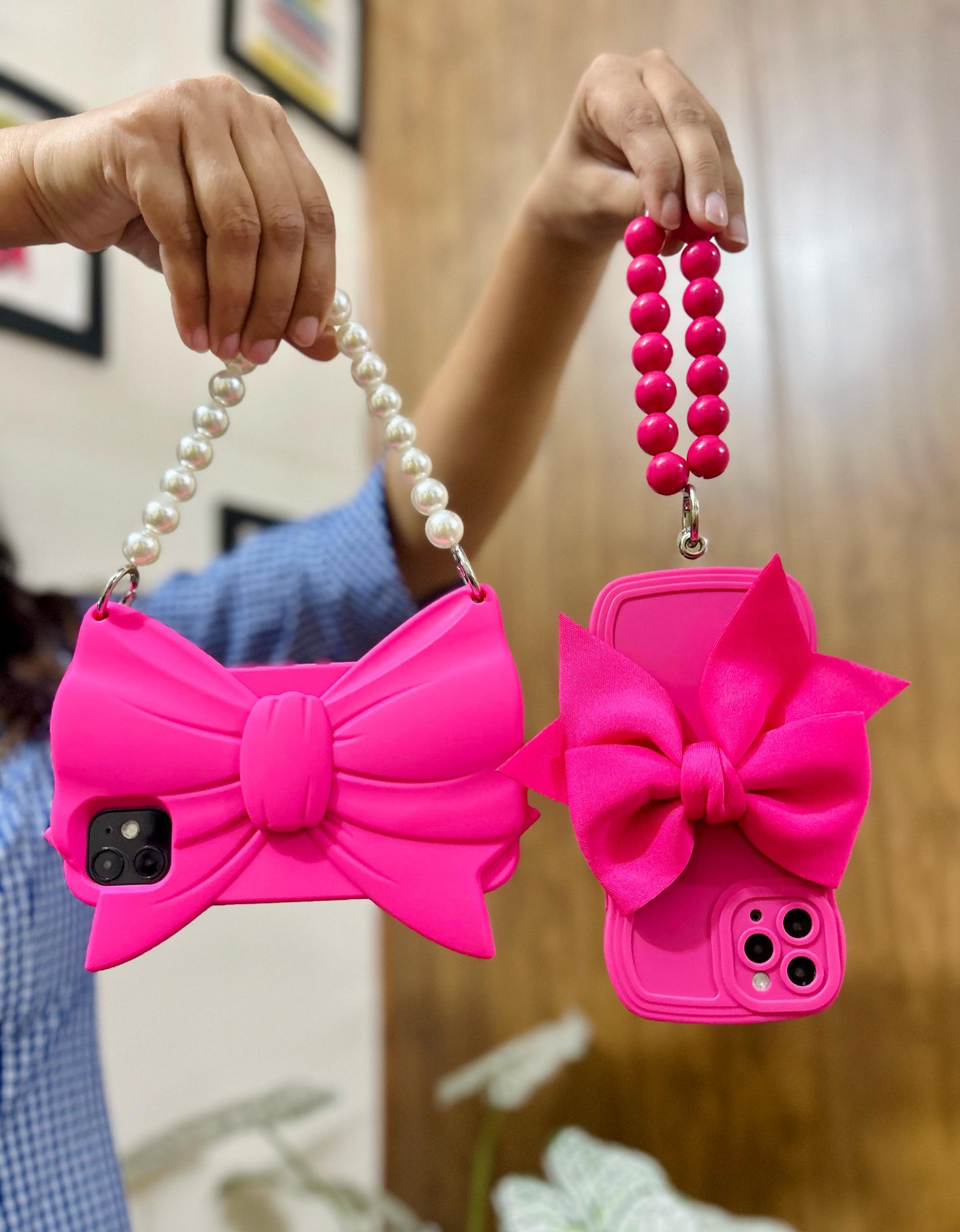 Pink Bow iPhone Case