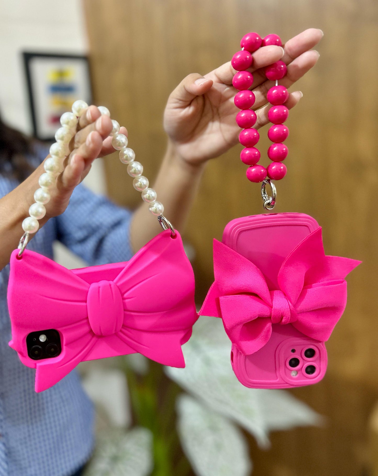 Pink Bow iPhone Case